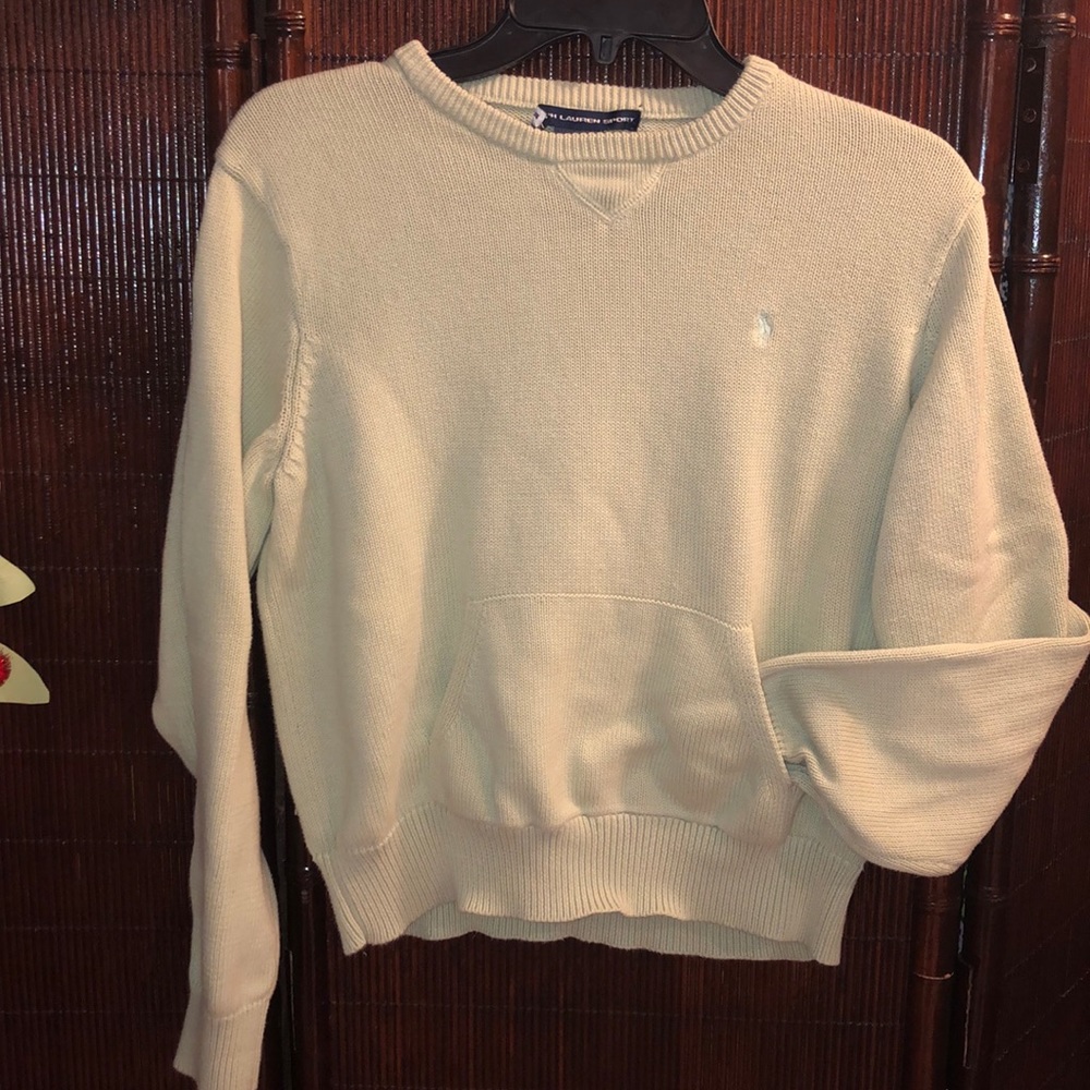 Sea foam Green Ralph Lauren Sport Sweater